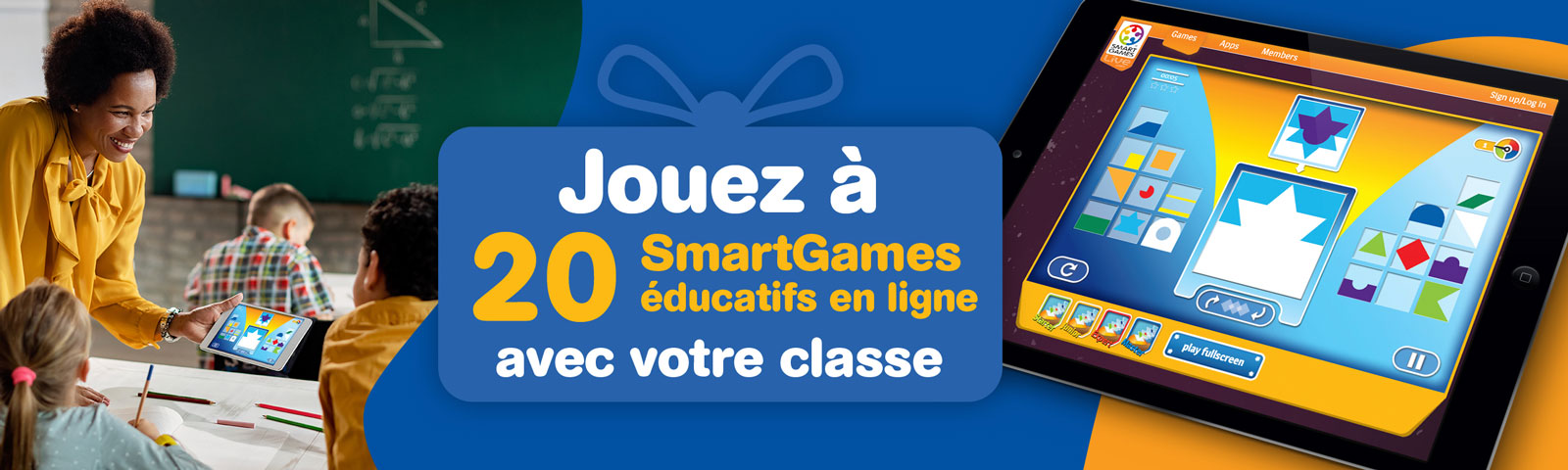 Play 20 educational SmartGames online with your class