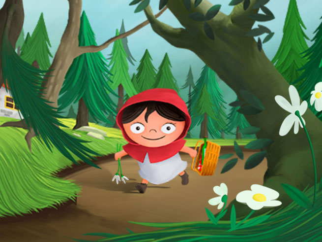 Little Red Riding Hood Ebook App Online Puzzles Und Denkspiele